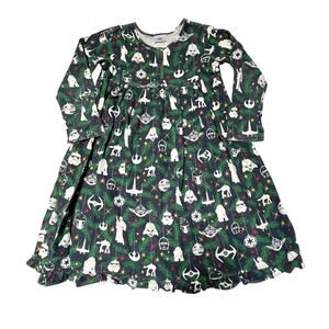 Hanna Andersson Star Wars Flannel Nightgown PJs Size 12